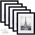 Cheap wholesale custom 11x14 Ash Gray wood DIY Wall gallery Picture Frame for photo hd